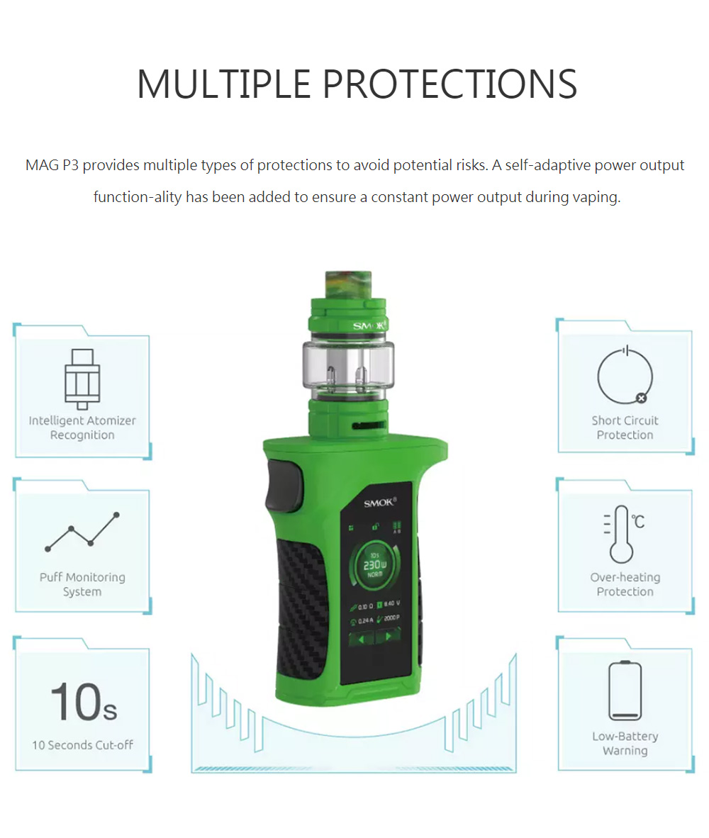 Smok Mag P3 Kit Multiple Protections