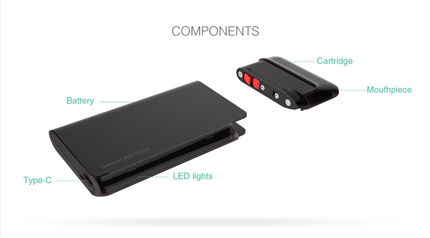 Suorin Air Plus Pod System Kit with oil baffle design