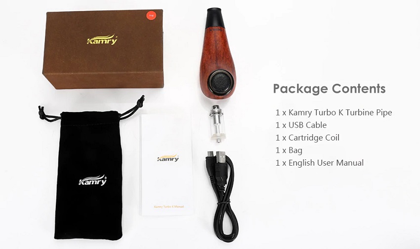 Kamry Turbo K ePipe Kit 1000mAh