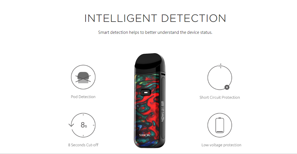 Smok Nord 2 Intelligent Detection