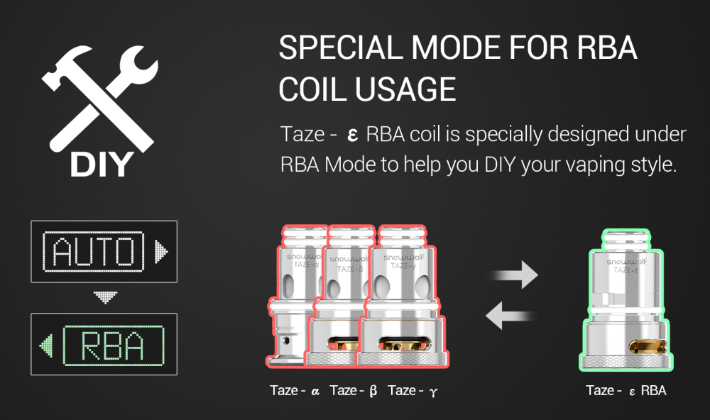 Taze Kit RBA Mode