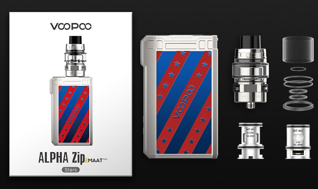 voopoo alpha zip kit package