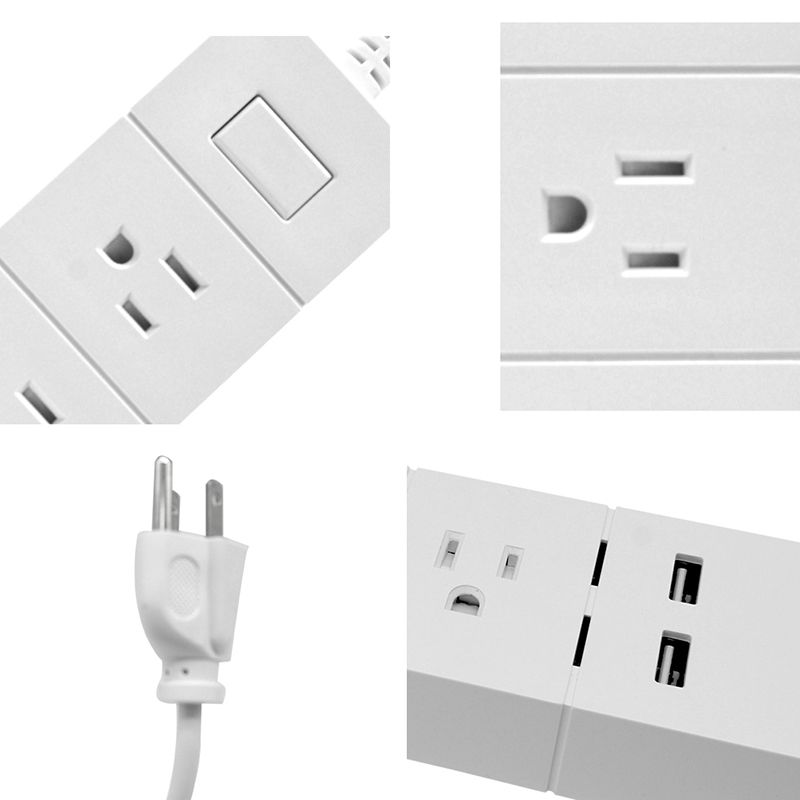 Avatar Controls APS13T-US Wi-Fi Smart Power Strip 3 Outlets and 3 USB Ports