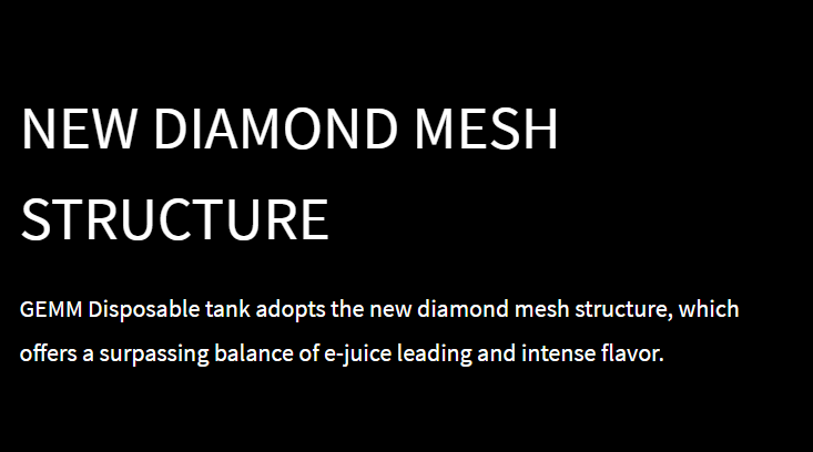 gemm disposable tanks new diamond mesh structure