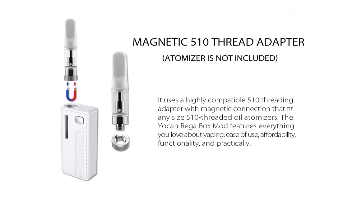 yocan rega magnetic 510 thread adapter