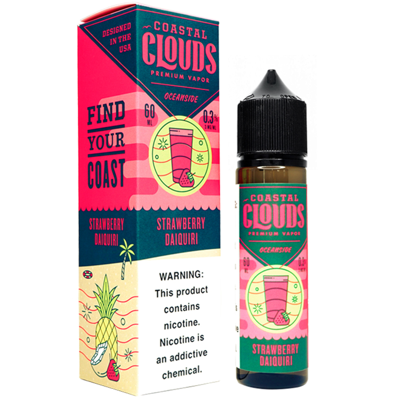 Coastal Clouds Oceanside Strawberry Daiquiri E-juice 60ml