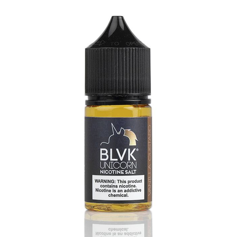 blvk unicorn vanilla custard nicotine salt e-juice 30ml