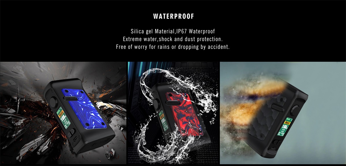 Jackaroo Dual 18650 Mod Waterproof Dustproof and Shockproof