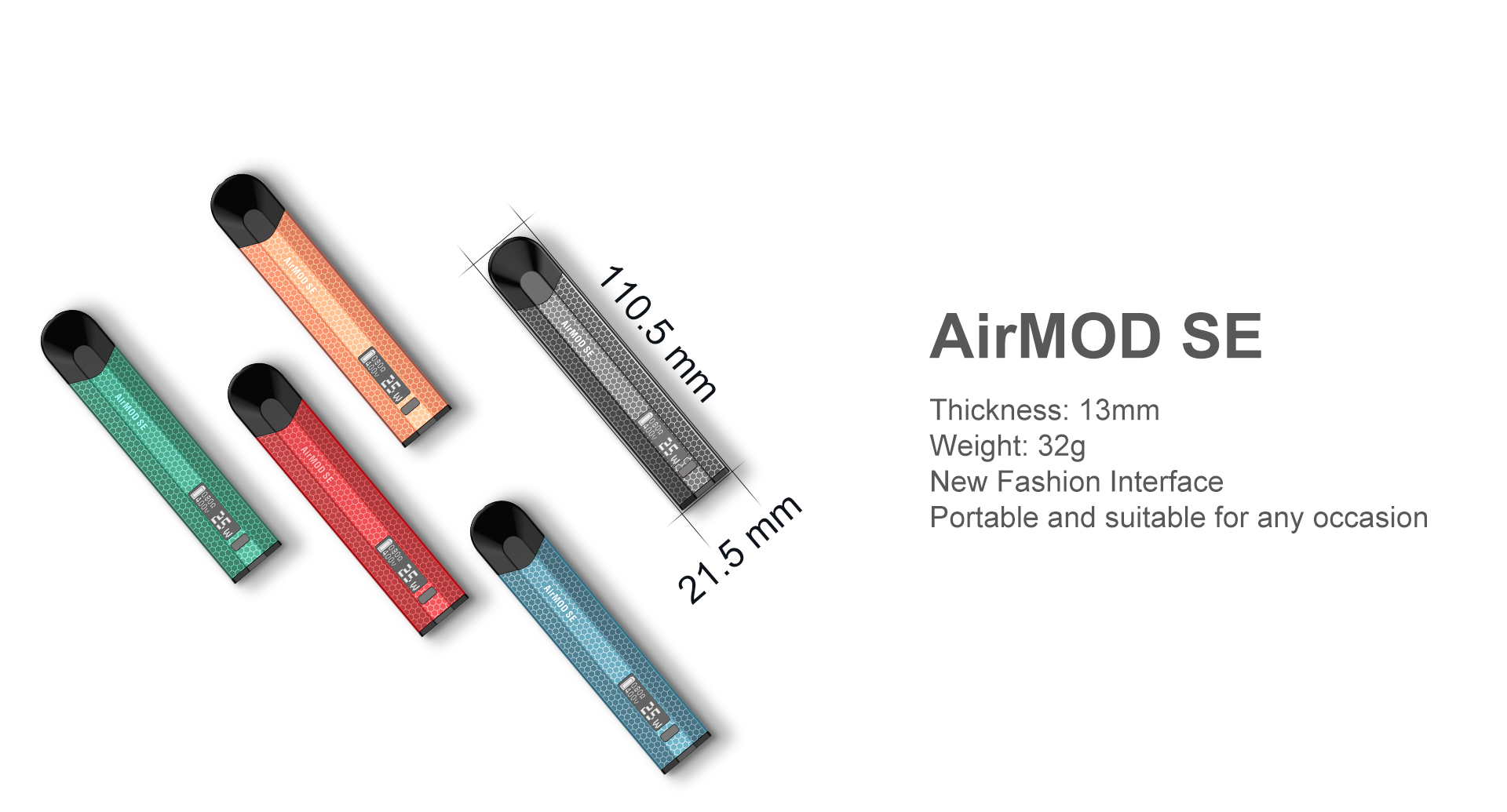 OneVape AirMOD SE - Size
