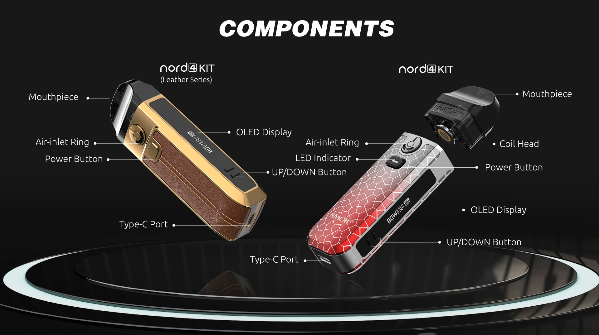 SMOK Nord 4 Pod System Kit 80W 2000mAh chính hãng