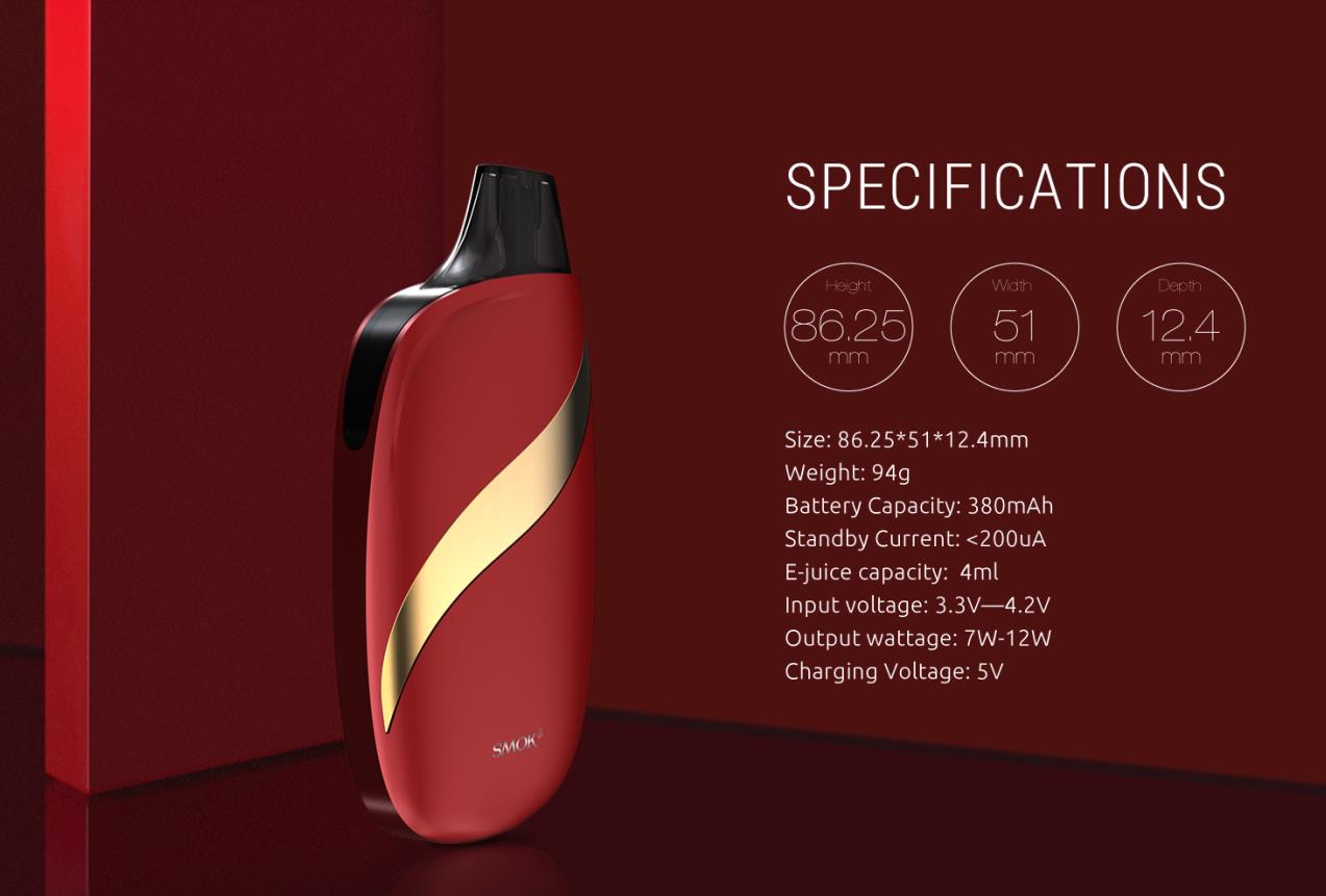 SMOK Wave - Specifications