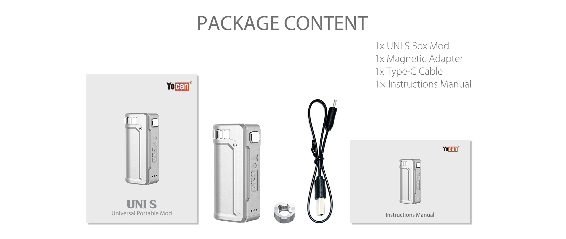 Yocan UNI S - Package