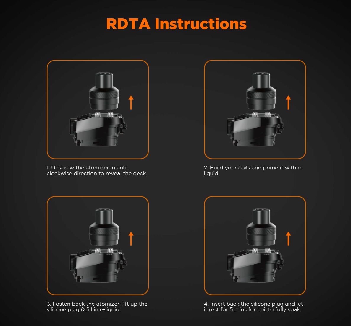 Kit de bônus Aegis Boost LE - Instruções RDTA