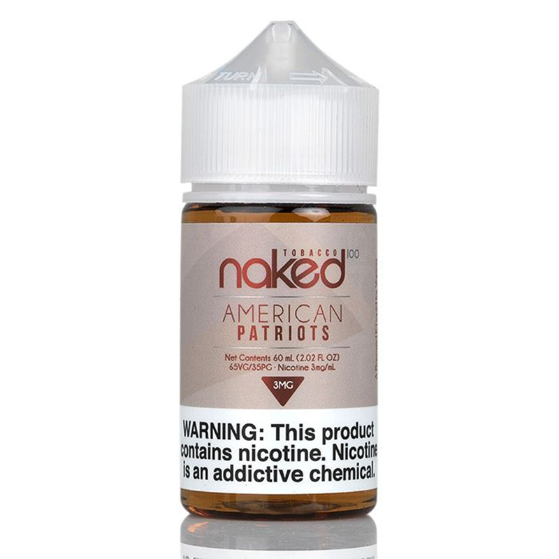 Naked 100 Tobacco American Patriot E Juice 60ml Vapesourcing