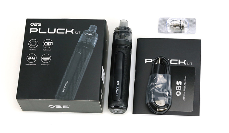 obs pluck starter kit packaging contents