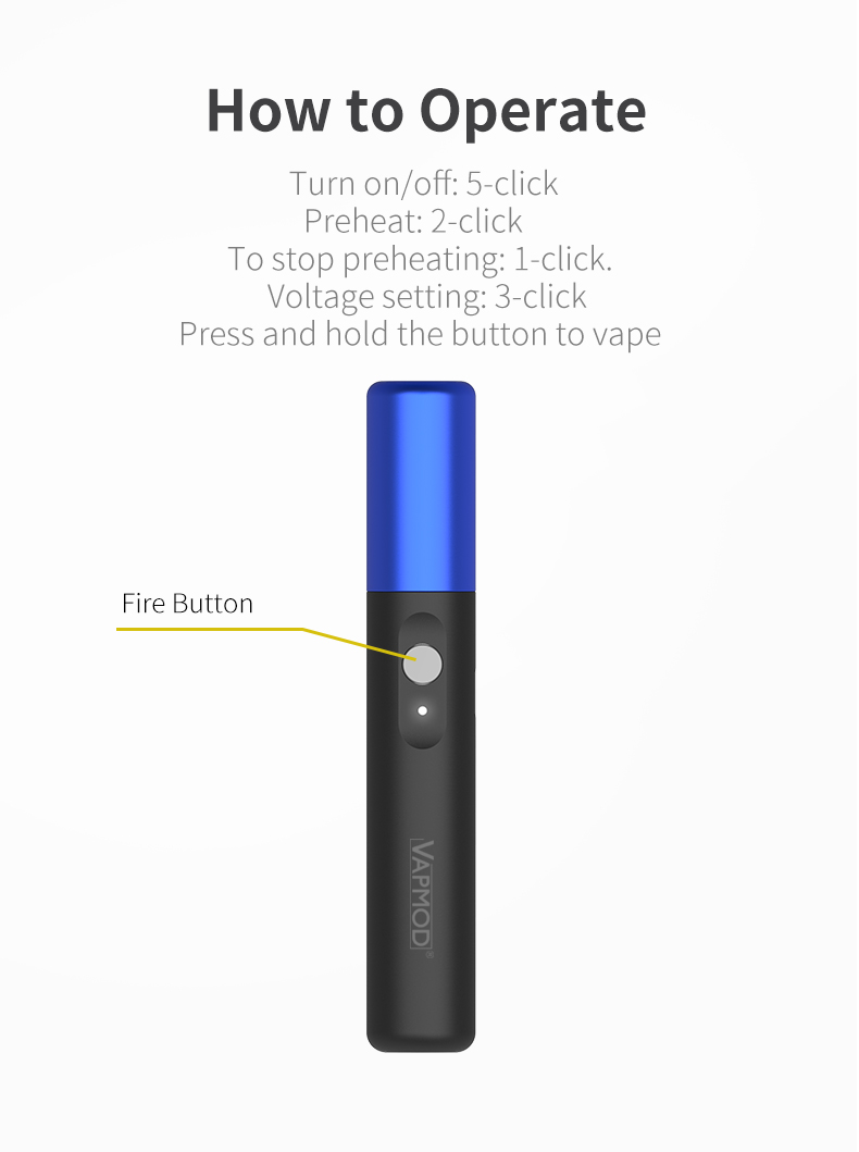 Vapmod Xtube Pro Operate Way