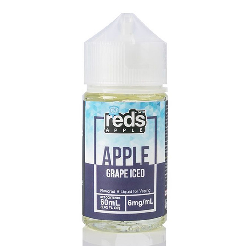 Vape 7 Daze Grape Iced Reds Apple EJuice 60ml Vapesourcing
