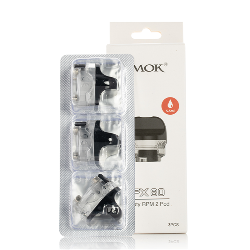 SMOK IPX 80 Replacement Empty Pod Cartridge 5.5ml (3pcs/pack)