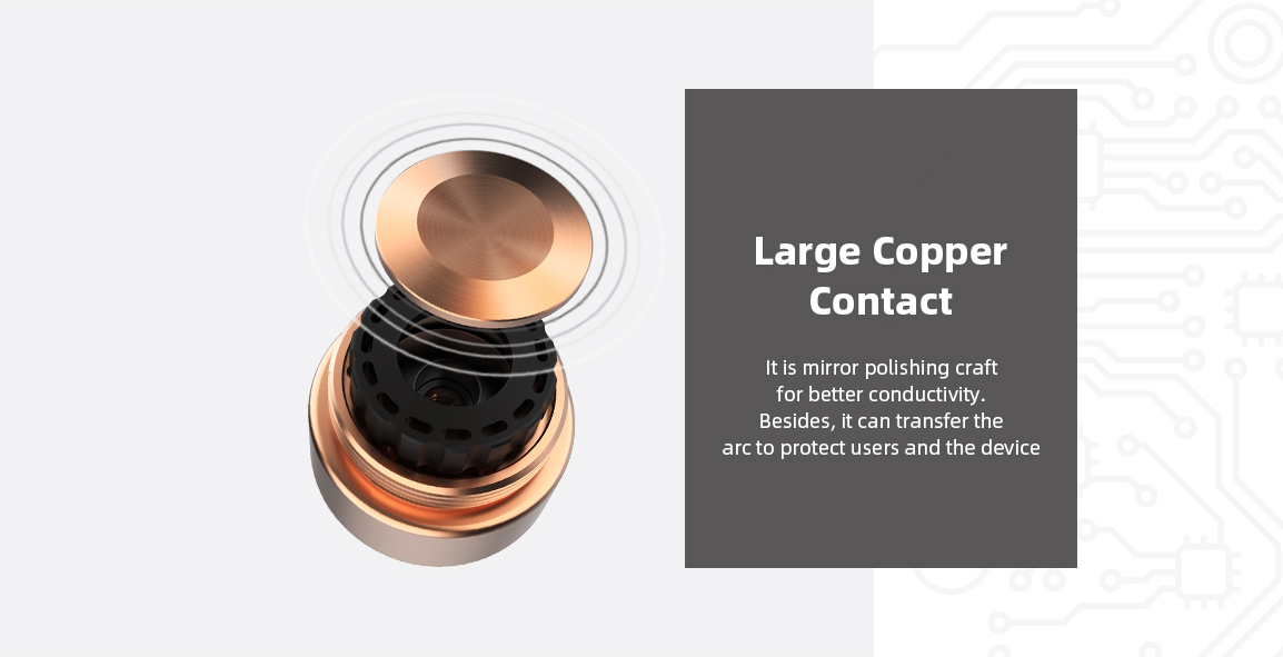 Trishul V2 Semi-Mech Mod Large Copper Contact