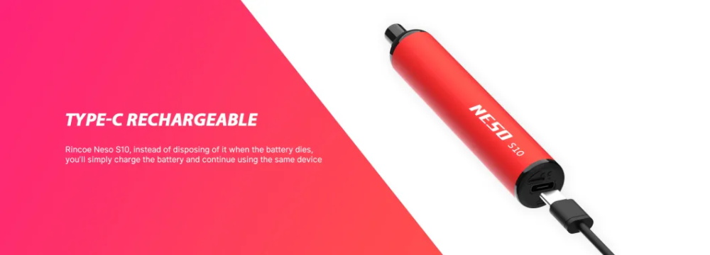 Rincoe Neso S10 Disposable Vape Pen Rechargeable