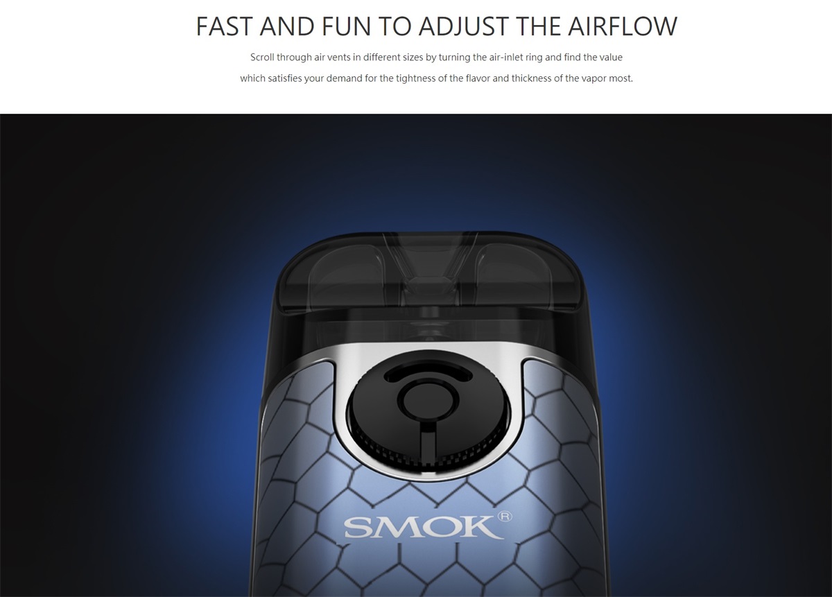 SMOK Novo 4 Adjustment Airflow