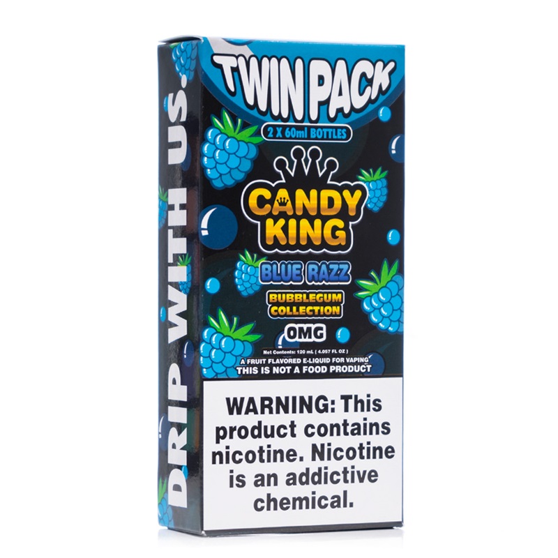Candy King Blue Razz Bubblegum Collection Twin Pack Ejuice 120ml