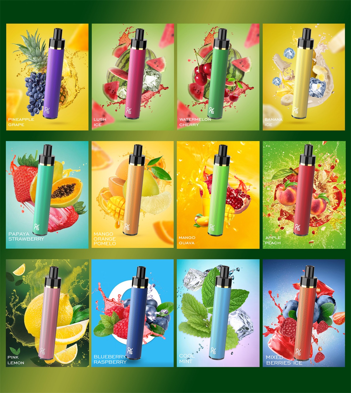 Ovns Jcstick MEGA Disposable 12 Flavors