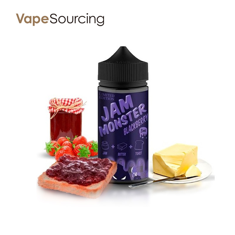 Jam Monster Blackberry Vape EJuice 100ml VapeSourcing