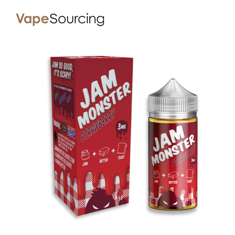 buy Jam Monster Strawberry E-Liquid 100ml