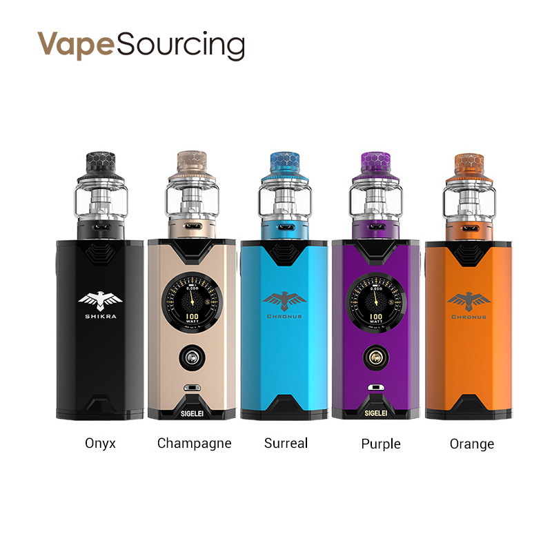 Latest Sigelei Chronus Kit VOOPOO Drag 2 Kit Different Chipset