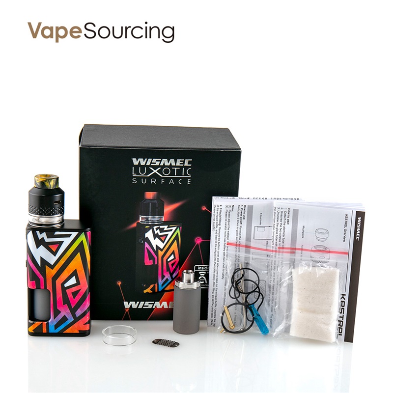 Wismec Luxotic Surface Squonk Kit 80w With Kestrel Rdta Vapesourcing