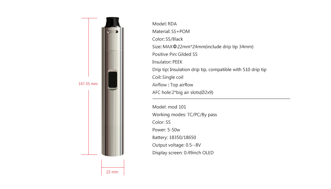 Eleaf iStick Tria with Ello S Full Kit 300W