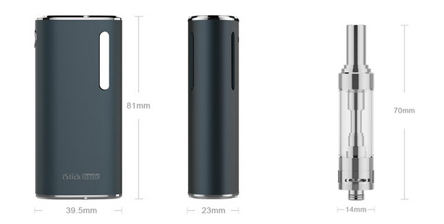 the parameter of istick Basic Kit GS Air Atomizer