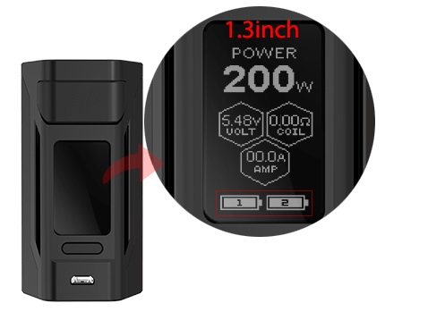 Wismec Reuleaux RX2 20700 Mod-1.3inch Large Display