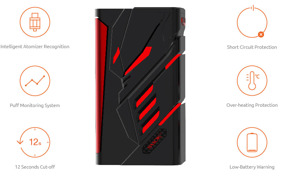 red SMOK T-PRIV mod 220W