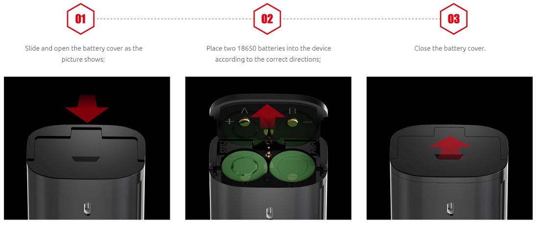 SMOK S-PRIV BATTERY INSTALLATION