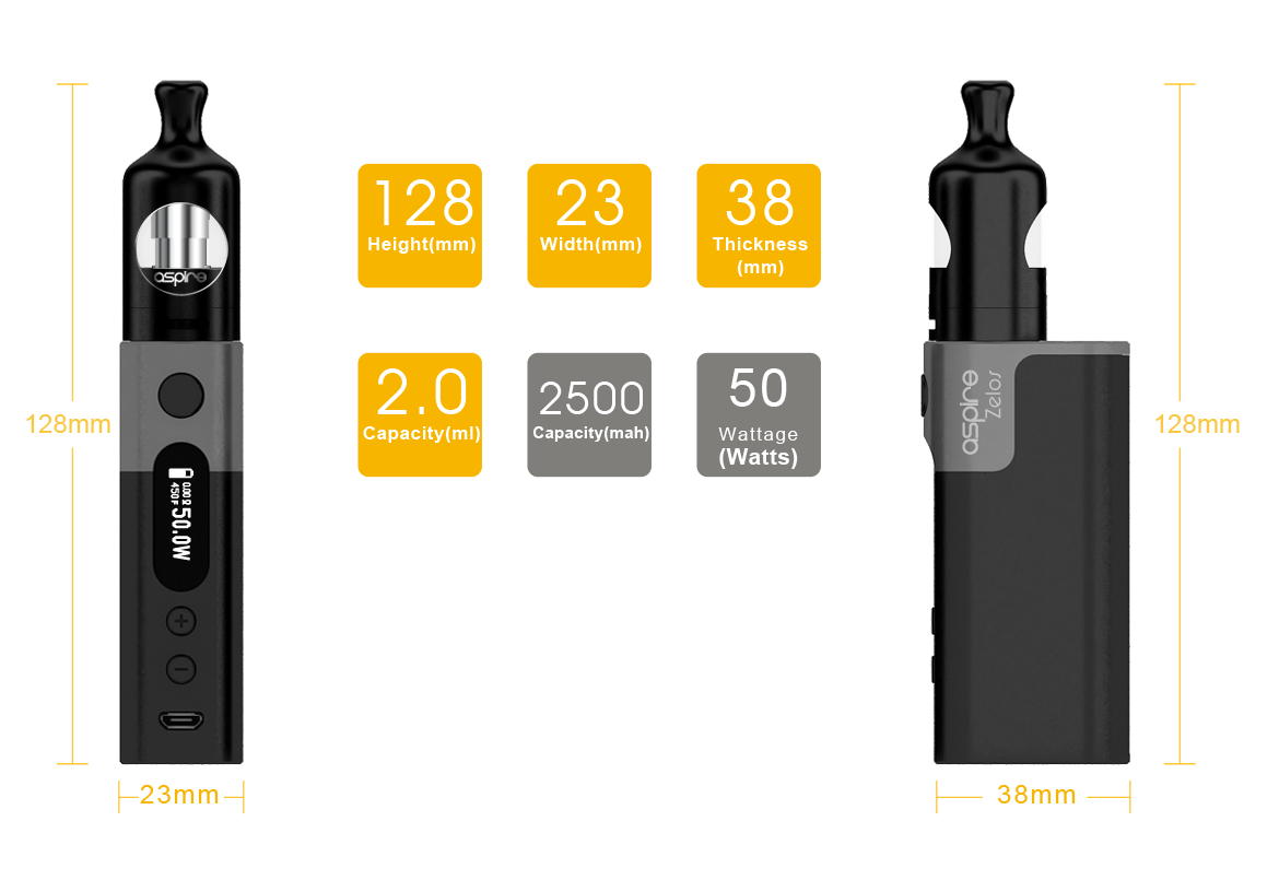 Aspire Zelos 50W Kit