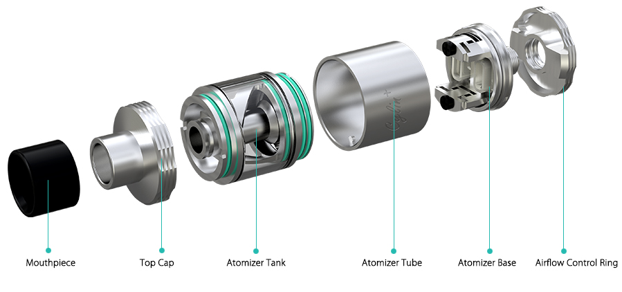 Wismec Cylin Plus RTA tank