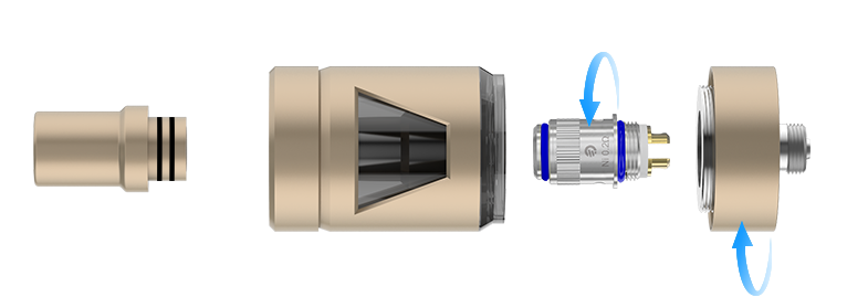 how to replace the coils of the Tron-s Atomizer