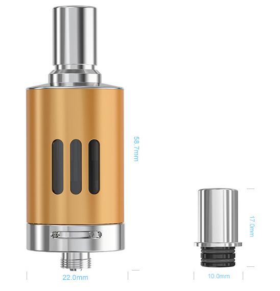 the parameter od ego one mega vt atomizer